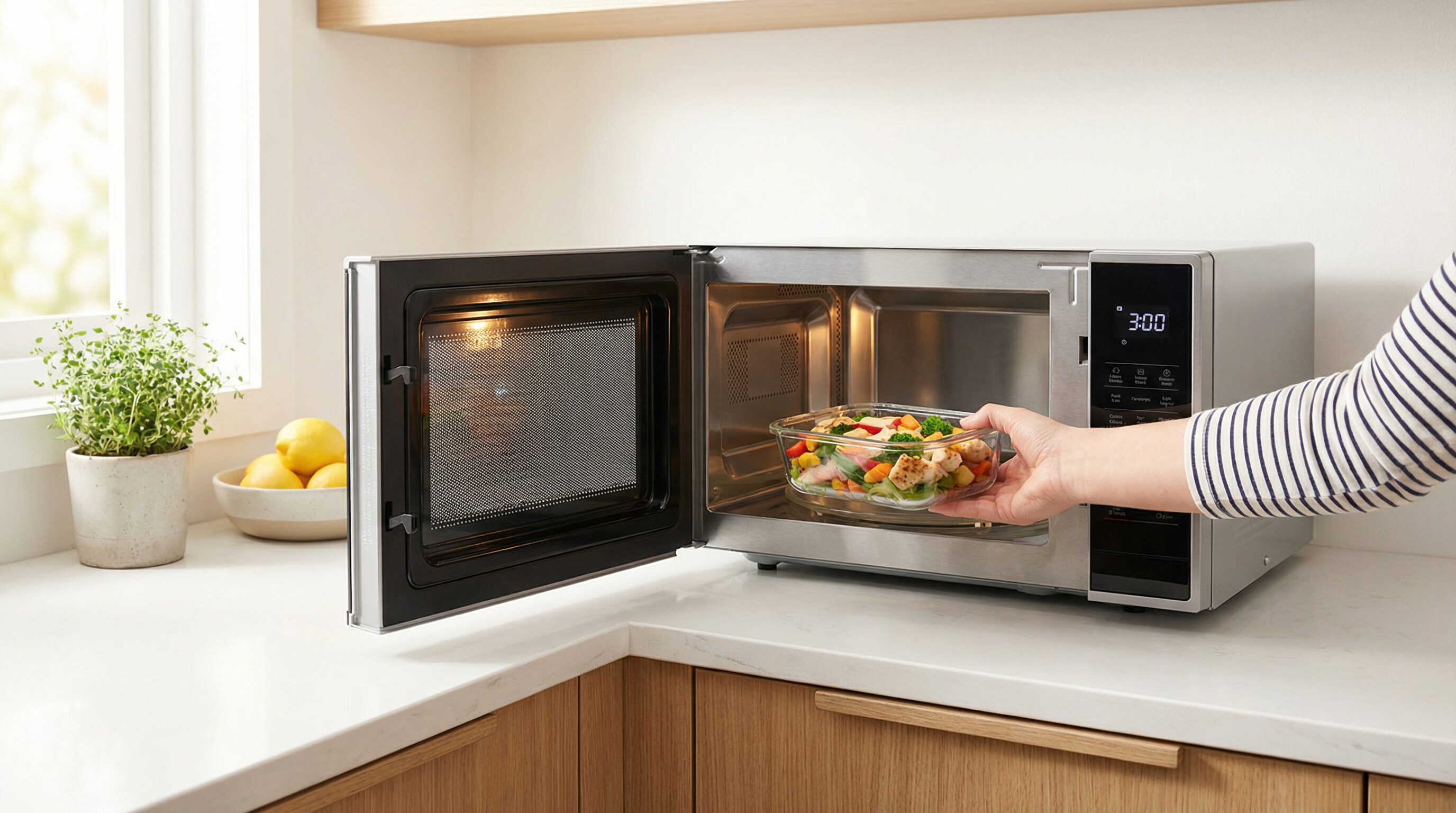 Enkel tilberedning i mikrobølgeovn